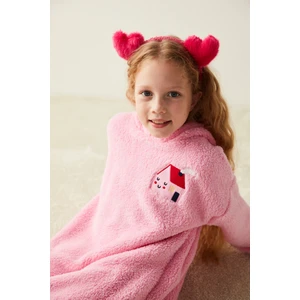 Pembe Kız Çocuk Home Sweatshirt