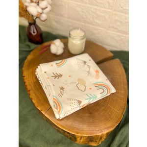 %100 Pamuk Kumaştan Müslin Bebek Örtü & Bebek Battaniyesi 80*100