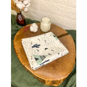 %100 Pamuk Kumaştan Müslin Bebek Örtü & Bebek Battaniyesi 80*100