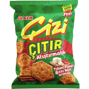 Çizi Çıtır Atıştırmalık Tulum Peynir & Köz Biber 40GR x 20 Adet