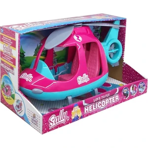 Oyuncak 46 cm Büyük Sally'nin Helikopteri Pembe-Turkuaz .