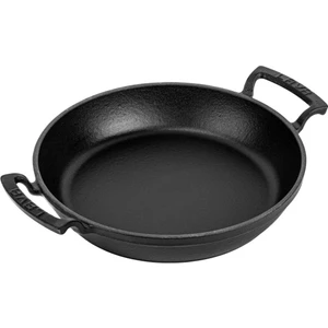 Döküm Yuvarlak Sahan Döküm Demir Yekpare Çift Kulplu ÇAP(Ø)24CM.
