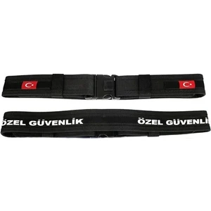 Özel Güvenlik Yazılı Palaska Siyah