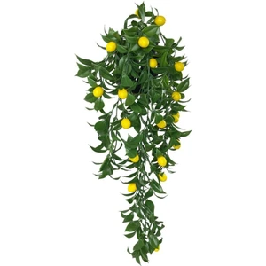 Yapay Limon Çiçeği Saksıda 80 cm Uzunlukta Dış Mekan Kullanımına Uygun