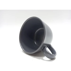 Seramik Koyu Gri Renkli Jumbo Boy Kupa 11 cm Çap 8 cm Yükseklik
