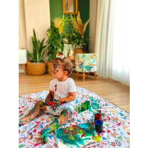 Family,oyun Halısı, Oyun Matı, Oyun Parkı, Bebek Yatağı, Oyun Halısı, Oyun Minderi Sıvı Geçirmez Örtü