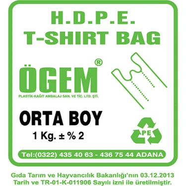 Ögem Plastik Orta Boy 1 kg Atlet