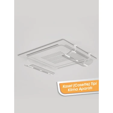 Witforms Kaset Tipi Klima Aparatı 60x60 cm Hava Akışını Yönetme Özelliğiyle Kullanıma