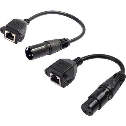 1paır 3pın Xlr - Rj 45 Adaptör Kabloları Dmx Con Denetleyicisi Için Bağlayıcı Kablosu