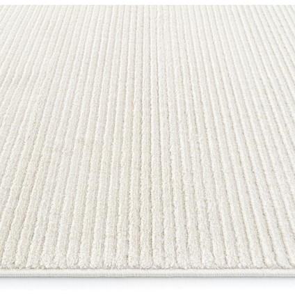 Vetrina 3601 Krem Yumuşak Dokulu Halı Kilim Salon Mutfak Koridor Kesme Yolluk Dokuma Makine Halısı