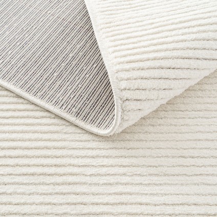 Vetrina 3601 Krem Yumuşak Dokulu Halı Kilim Salon Mutfak Koridor Kesme Yolluk Dokuma Makine Halısı