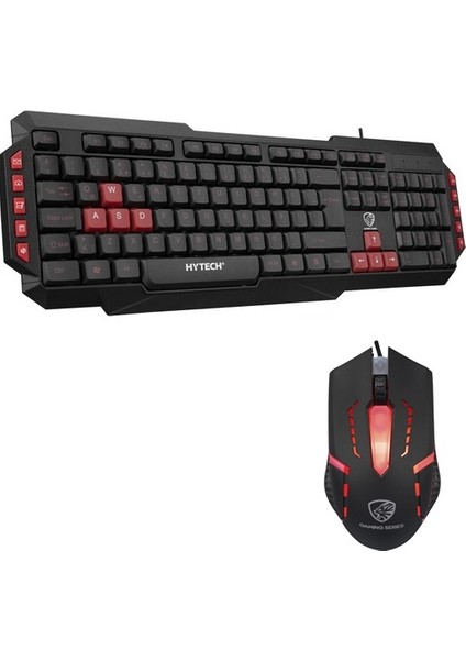 HKM-58 GAMY PLUS Kırmızı Tuşlu Q Gaming Klavye + Mouse Set