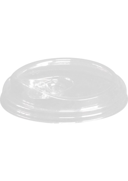 Pet Klipsli Düz Bardak Kapağı Ø95 (300-500 Ml) - 50 Adet