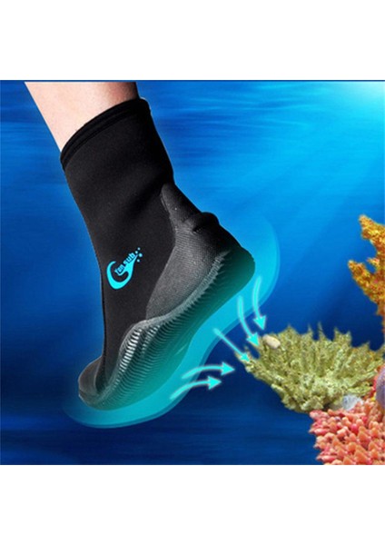 5mm Neopren Anti-Slip Scuba Dalış Botları Şnorkel Sörf Kayık Çorap Ayakkabı Bize Boyut 7 (Yurt Dışından)