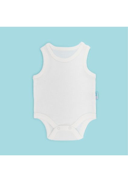 3'lü Bebek Atlet Body Zıbın Çıtçıtlı Ekru 100% Pamuk 6-9 Ay fiyatları