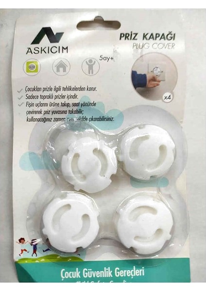 Çocuk Emniyet Priz Kapağı