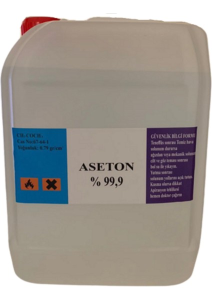 Aseton 5 Lt %99,9 SERTİFİKALI