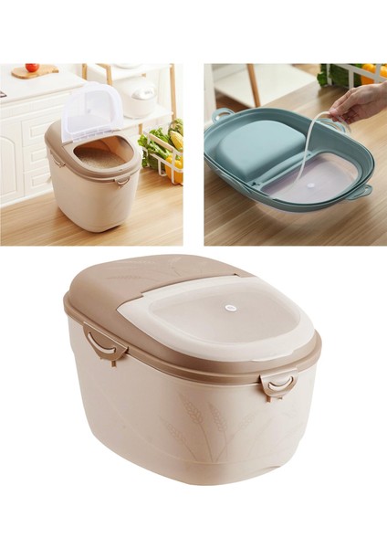 10 kg. Pirinç Saklama Mutfak Kuru Meyveler Hava Geçirmez Saklama Kabı (Yurt Dışından) modelleri