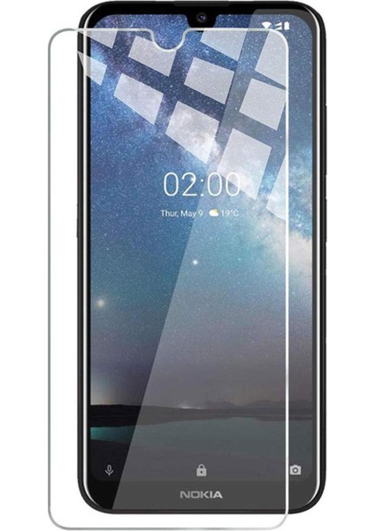 Nokia 2.2 Ekran Koruyucu Cam Temperli Sert Maxi