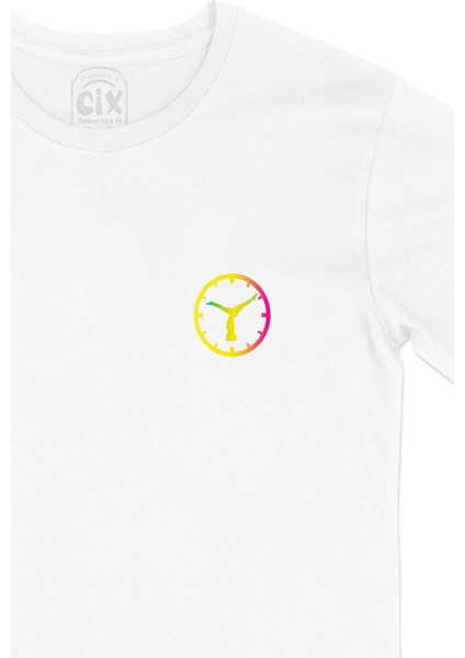 Yogo Saati Cep Logo Tasarımlı Beyaz Tişört fiyatları