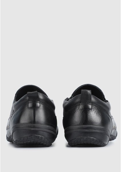 Siyah Deri Erkek Slip-On fırsatları