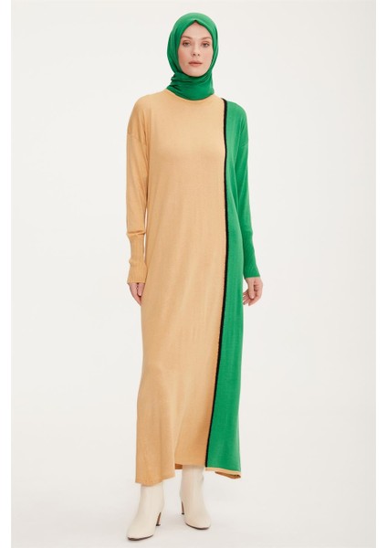 Elbise 22KD4244 Camel