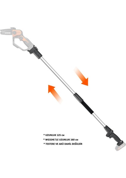 WA4301 WG324E Için 125CM Alüminyum Uzatma Aparatı fırsatları