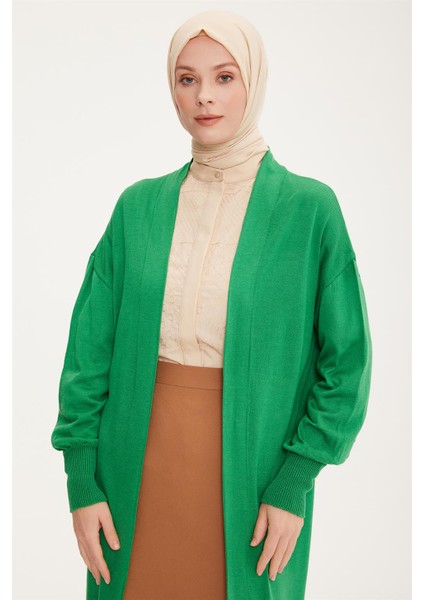 Hırka 22KD4245 Çimen Yeşili