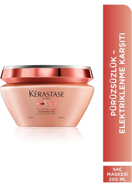 Asi ve Kabarık Saçlar Için Saç Bakım Maskesi 200 ml 3474636400218