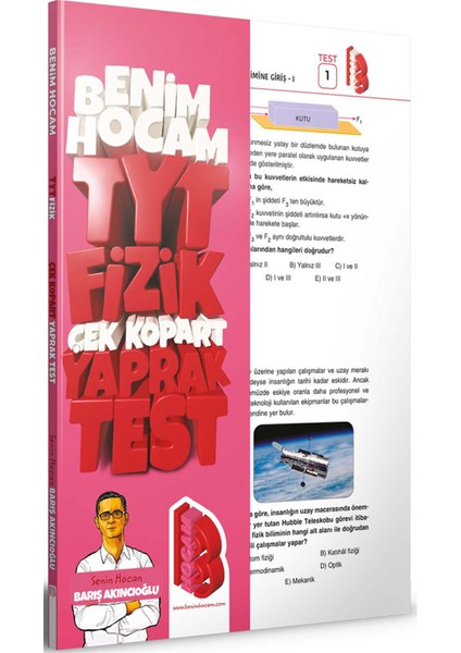 TYT 2023 Fizik Çek Kopar Yaprak Test