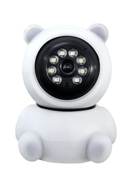 Panda 360° 1080P Ip Güvenlik Kamerası Gece Görüşlü LED Işıklı Alarmlı Ip Wifi Kamerası Güvenlik Sistemleri