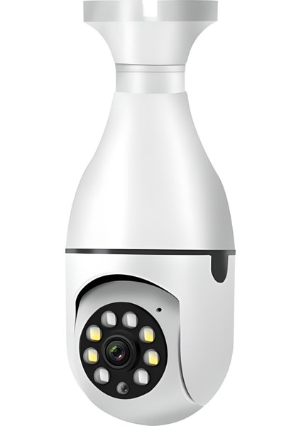 CMR19 Wifi 360 Panoramik Ampul Kamera Gece Görüş Ses Akıllı Hareket Algılayıcı Güvenlik Kamerası