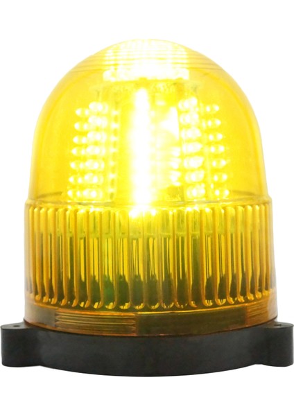Ø135 LED Yanıp Sönen Lamba Ms 9001 Turuncu 12VDC