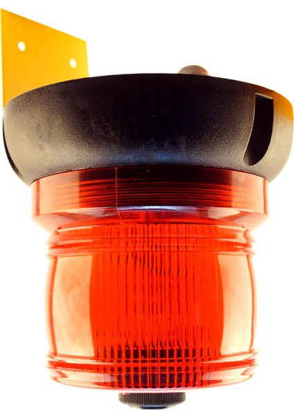 Ø110 Ikaz Lamba LED Multifonksiyon Ters Buzzer L Montaj Ms 636 Kırmızı 220VAC