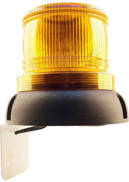 Ø110 Döner Lamba L Montaj Ms 650 Turuncu 220VAC