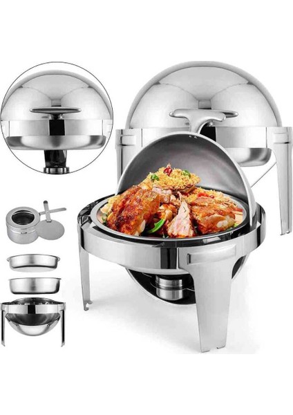 Ily Chafıng Dısh Roll Top Yuvarlak 6 L - Reşo