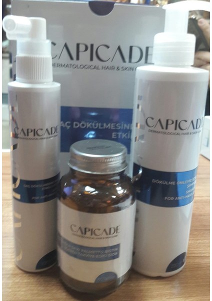 Capicadesaç Dökülmesine Karşı Etkili Set2 (Biotin Tablet+Losyon+Şampuan)