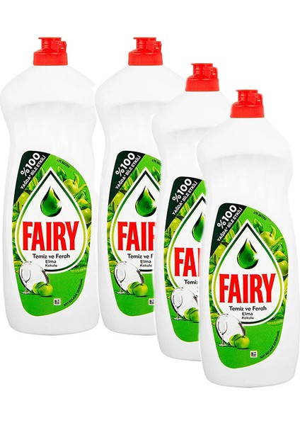 Bulaşık Deterjanı Elma 650 ml 4 Adet
