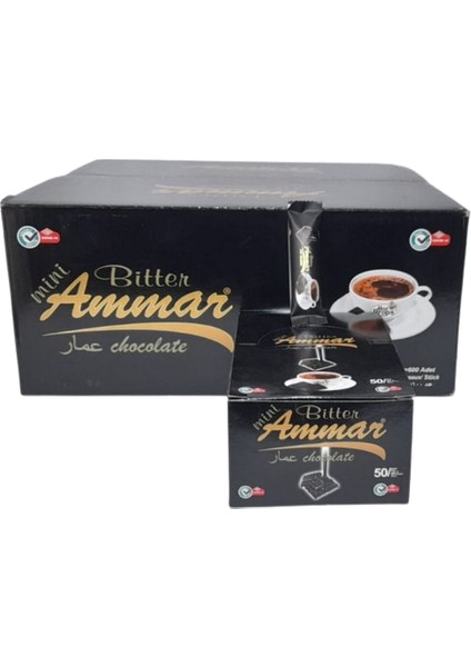 Bitter Çikolata 7 gr 600 Adet 1 Koli