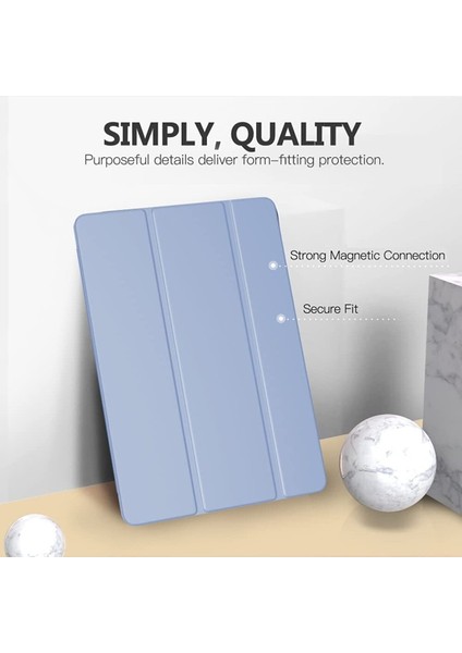 Ipad 8. ve 9. Nesil 2020 /2021 10.2 Inç Tablet Uyumlu Flip Smart Standlı Akıllı Smart Cover Kılıf