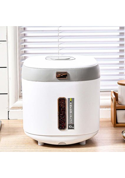 Tahıl Dispenser Gıda Konteyner Kiler Organizasyonu Ev İçin Su Geçirmez, Gri (Yurt Dışından) modelleri