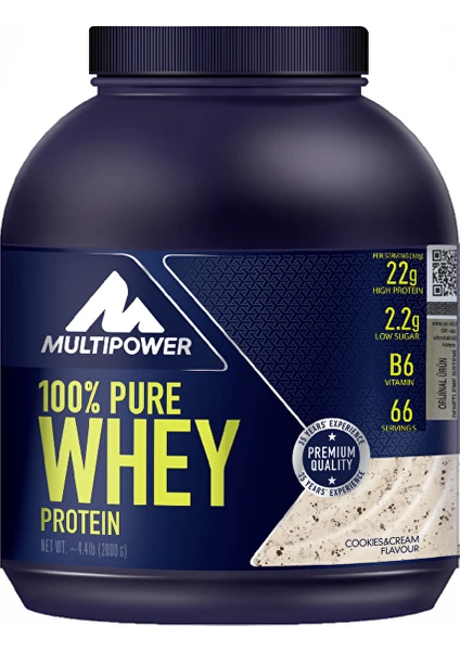 %100 Pure Whey Protein 2000 gr Kurabiye