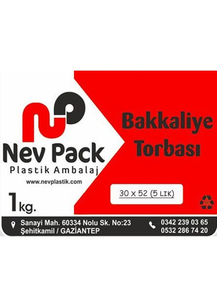 Naylon Torba 5'lük