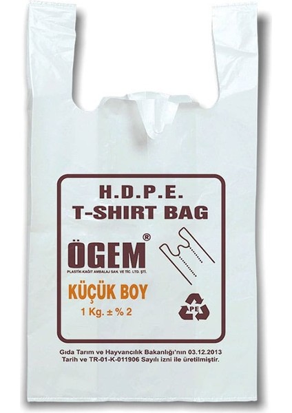 Plastik Küçük Boy 1 kg Atlet Poşet