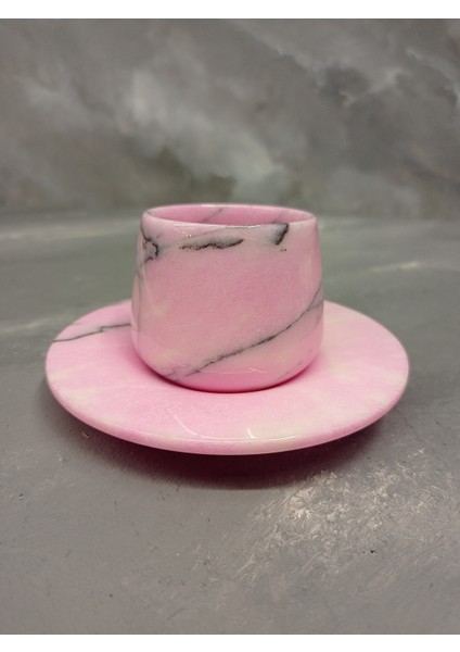 Renkli Mermer Fincan