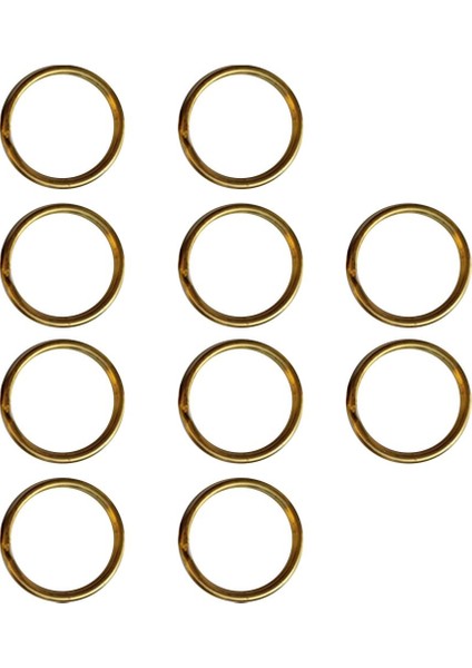 Toplu 10 Adet Katı Pirinç Bölünmüş Anahtar Tutucu 12MM-35MM 32MM (Yurt Dışından) modelleri