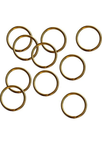 Toplu 10 Adet Katı Pirinç Bölünmüş Anahtar Tutucu 12MM-35MM 32MM (Yurt Dışından) indirimleri