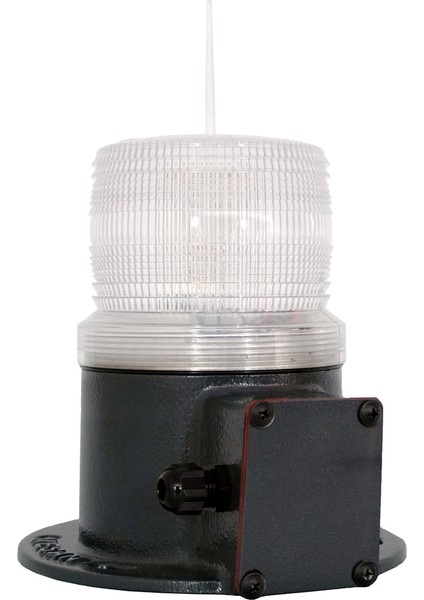 Ø110 Uçak Ikaz Lamba (Beyaz Led) Beyaz Yedekli Aluminyum Ms 1350 Beyaz 85-260VAC