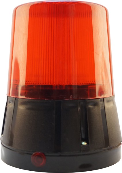 Ø110 Yanıp Sönen Ampul E27 Fotoselli Lamba Ms 833 Kırmızı 24VDC