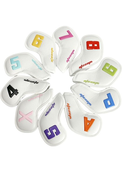 Golf Takozları Için 10 Adet Uzun Boynu Kalın Hissedin Aksesuar 10 Adet-Beyaz-Beyaz (Yurt Dışından) fırsatları